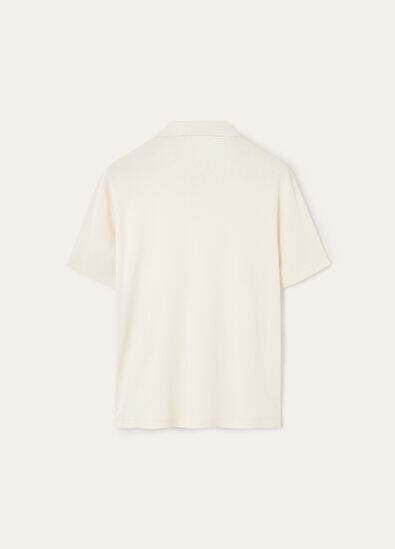 MAZZORBO POLO BUTTONLESS SILK COTTON RIB