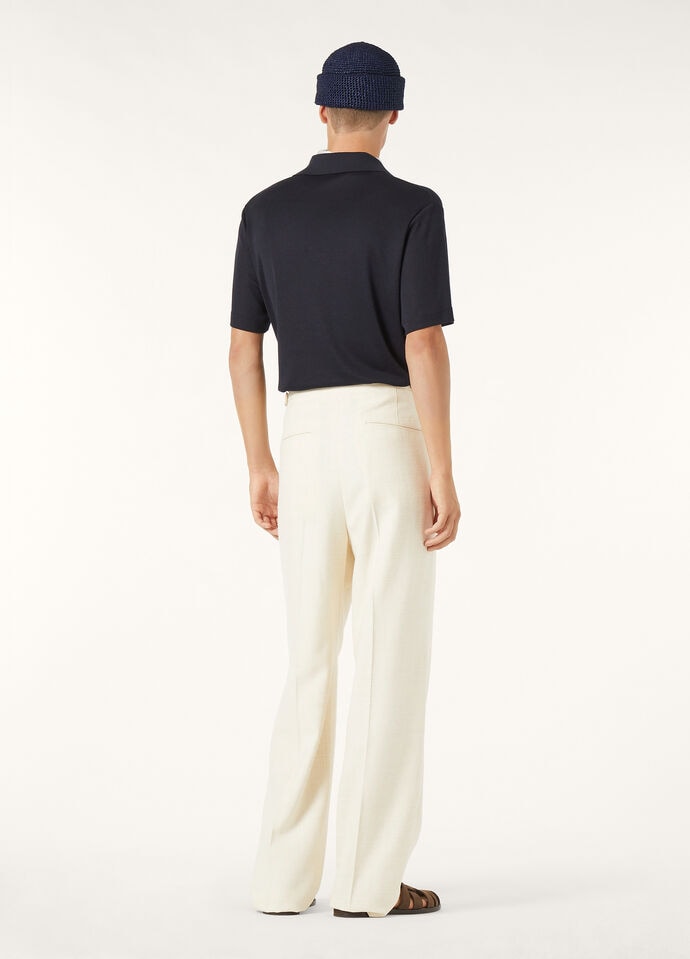 MAZZORBO POLO BUTTONLESS SILK COTTON RIB_FAO2775_W000_L_4