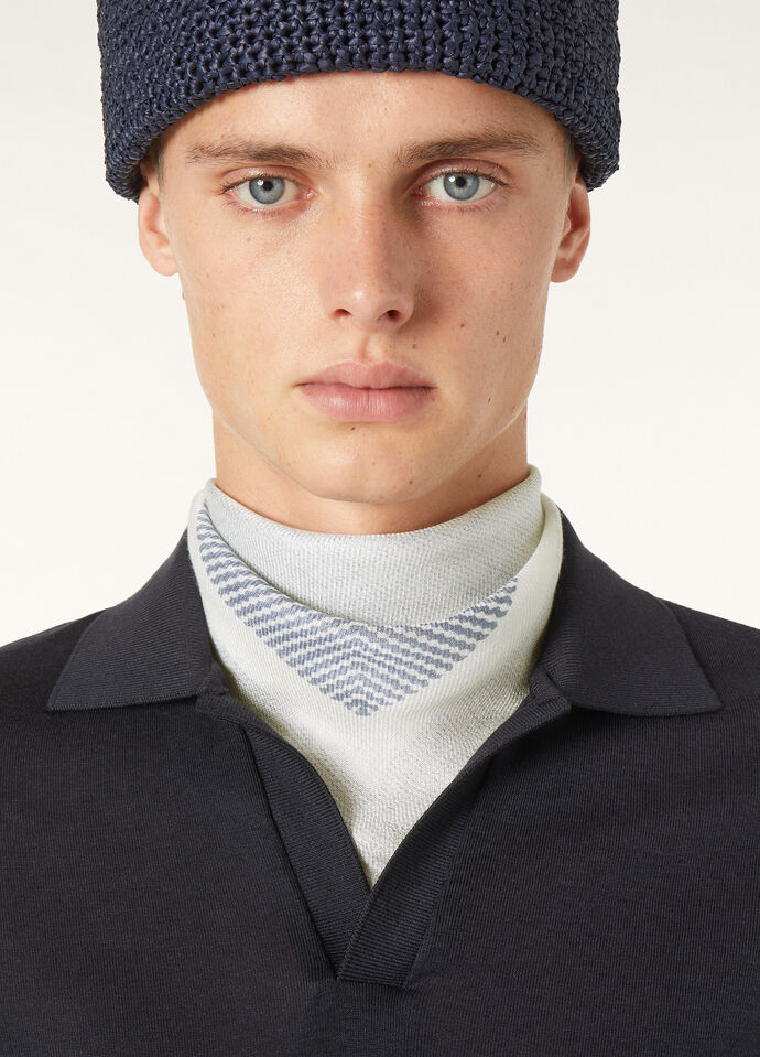 MAZZORBO POLO BUTTONLESS SILK COTTON RIB_FAO2775_W000_L_2