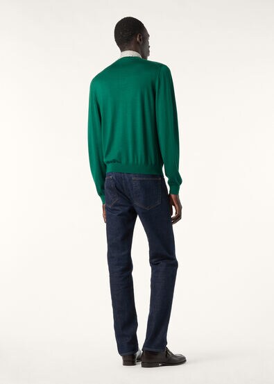 SOTTILE CREWNECK SWEATER WOOL CASH SILK GG 18