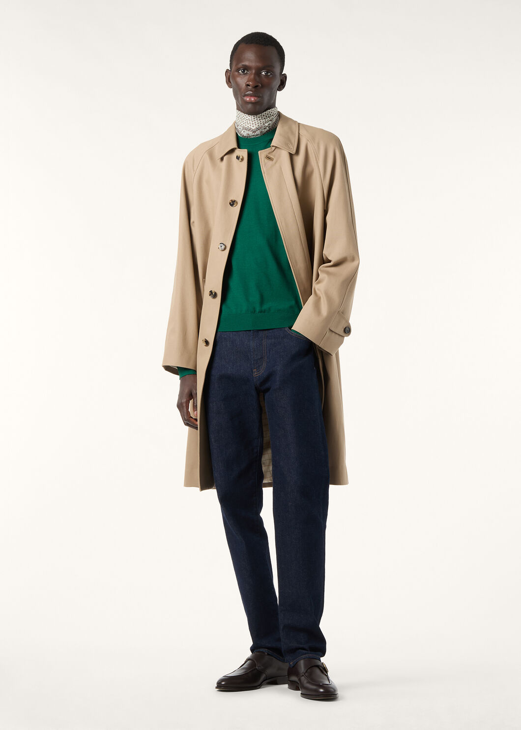 SOTTILE CREWNECK SWEATER WOOL CASH SILK GG 18