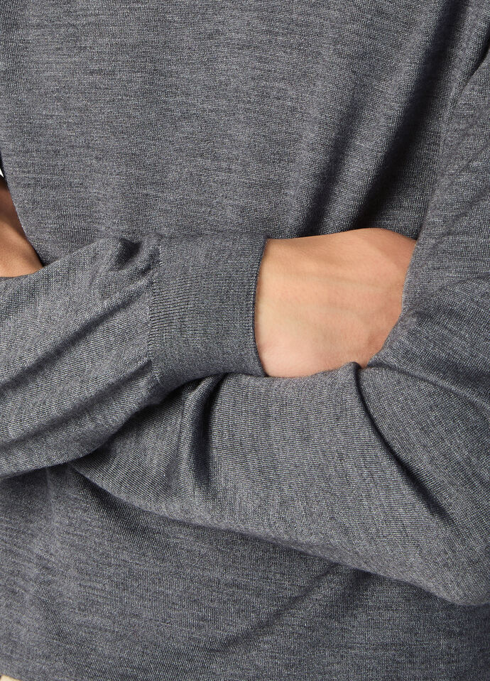 SOTTILE CREWNECK SWEATER WOOL CASH SILK GG 18_FAO2836_M0JK_2