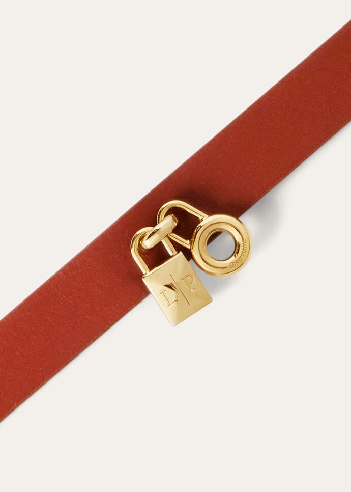 EXTRA BRACELET SADDLE LEATHER  TG S/M   L/XL_FAO3036_P0AR_3