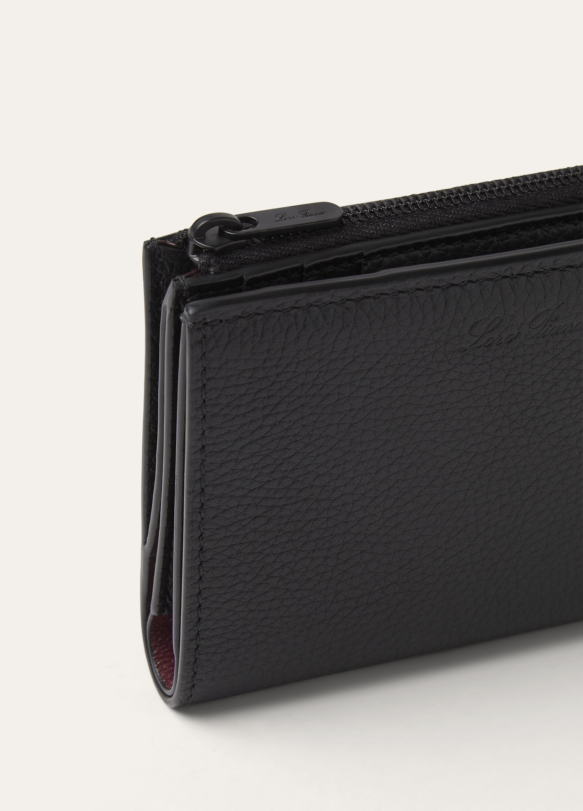 BIFOLD ZIP WALLET TENDER CALF