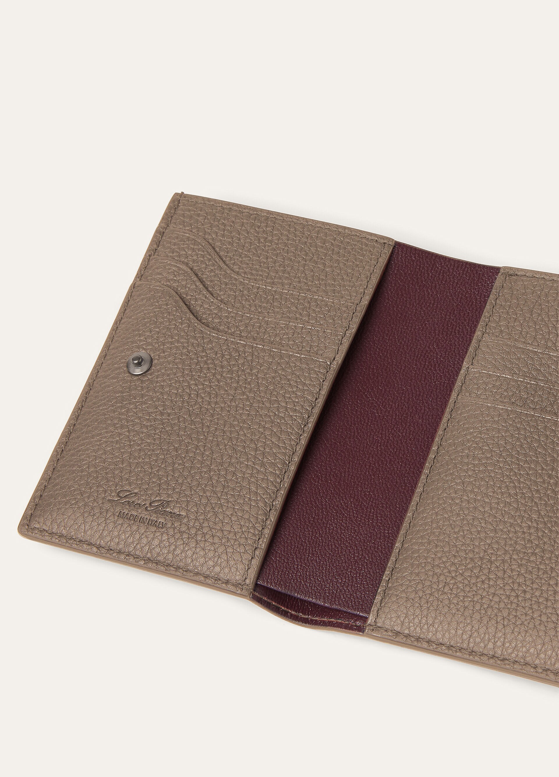 BIFOLD ZIP WALLET TENDER CALF