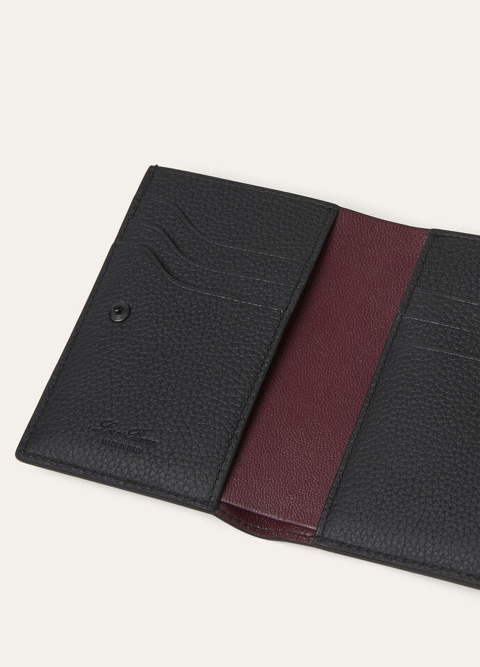 エクストラ・バイフォールド・ウォレット カーフ Black/Black