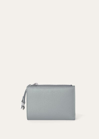 EXTRA BIFOLD ZIP WALLET LINEN CALF