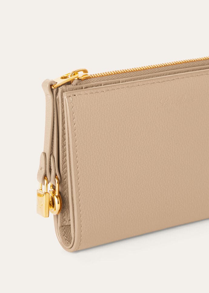 EXTRA BIFOLD ZIP WALLET LINEN CALF_FAO3073_D0Q4_NR_2