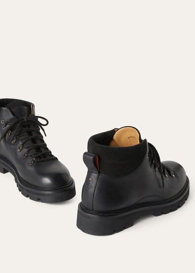 BEINN WALK ANKLE BOOT SMOOTH CALF SHEARLING