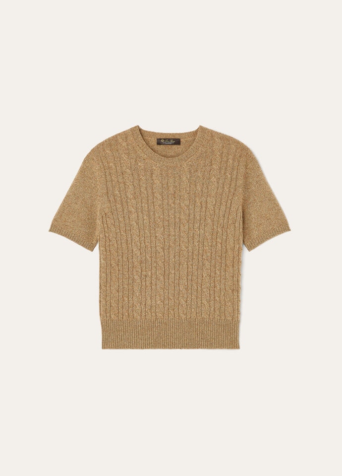 BABY CASH LIGHT TRECCIA SS CREWNECK SWEATER GG 7_FAO3399_J1V8_5