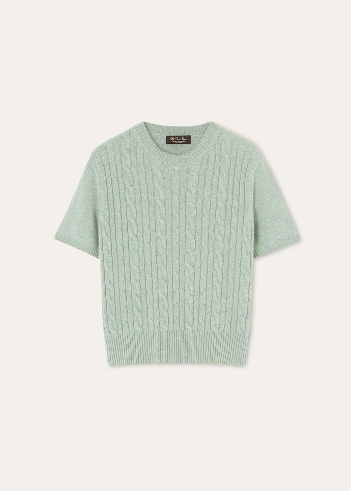 BABY CASH LIGHT TRECCIA SS CREWNECK SWEATER GG 7_FAO3399_J1YI_5