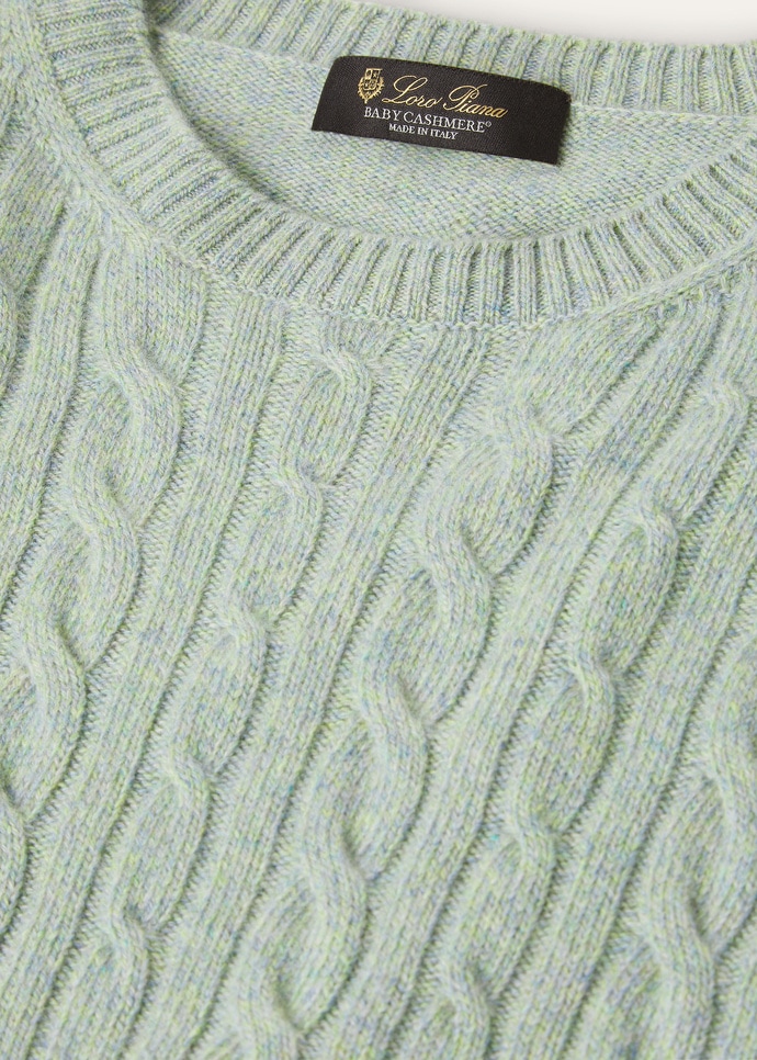 BABY CASH LIGHT TRECCIA SS CREWNECK SWEATER GG 7_FAO3399_J1YI_7