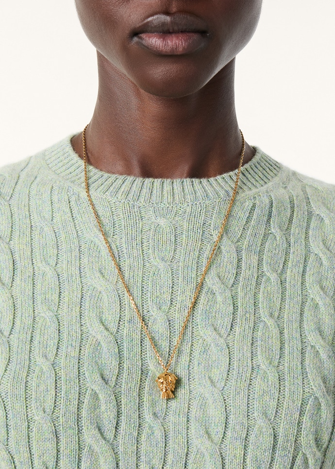 BABY CASH LIGHT TRECCIA SS CREWNECK SWEATER GG 7_FAO3399_J1YI_2