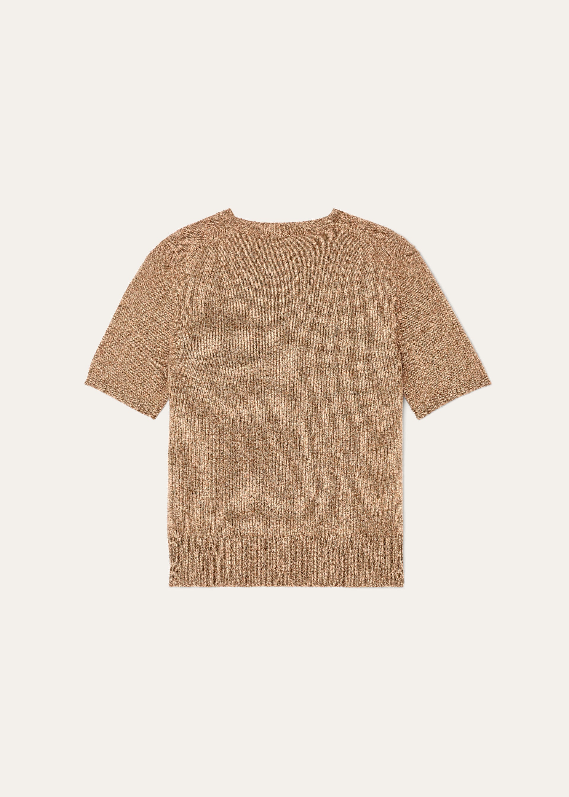 BABY CASH LIGHT TRECCIA SS CREWNECK SWEATER GG 7