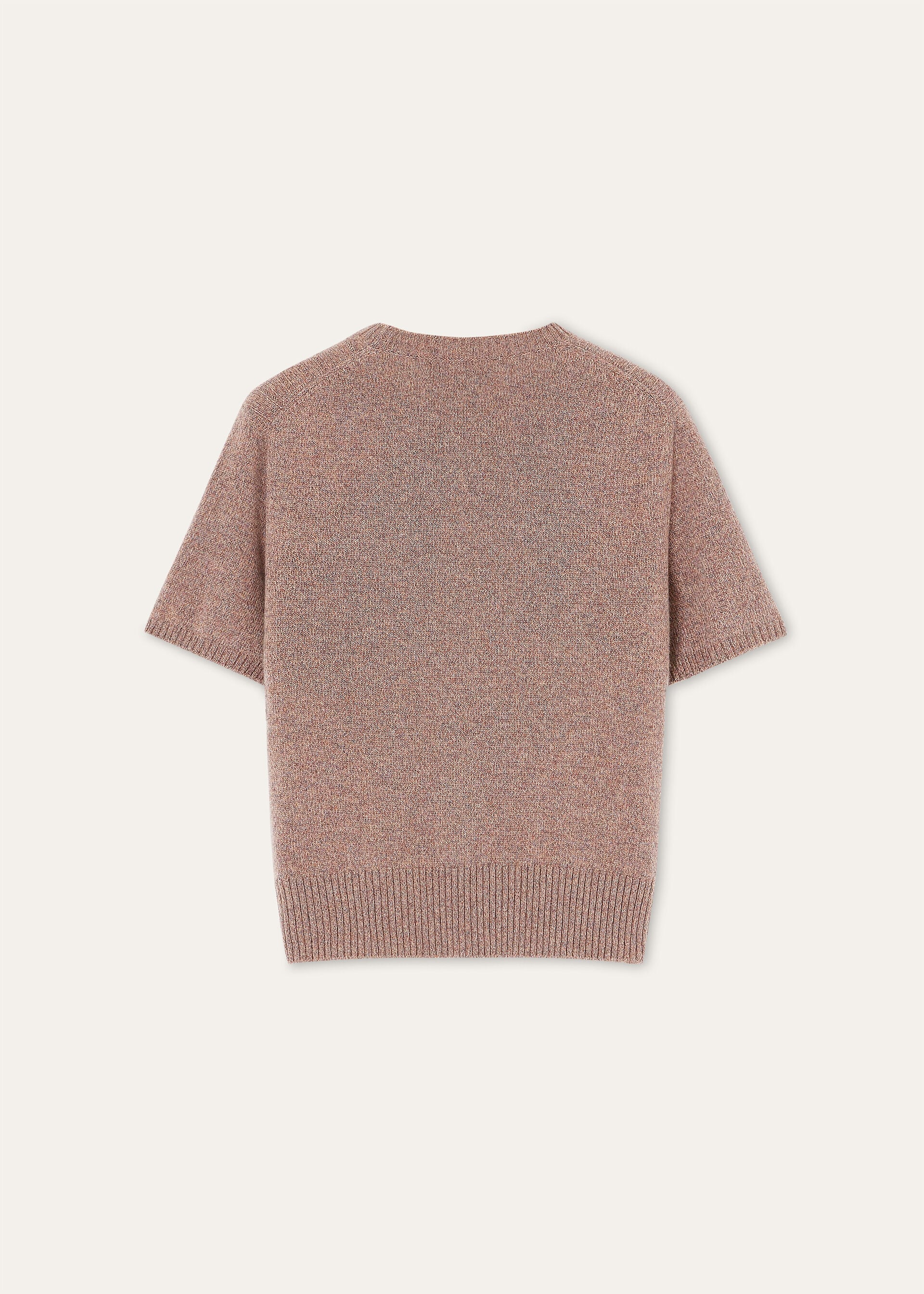 BABY CASH LIGHT TRECCIA SS CREWNECK SWEATER GG 7