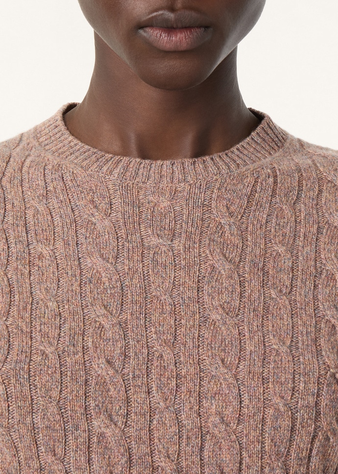 BABY CASH LIGHT TRECCIA SS CREWNECK SWEATER GG 7_FAO3399_J1YJ_2