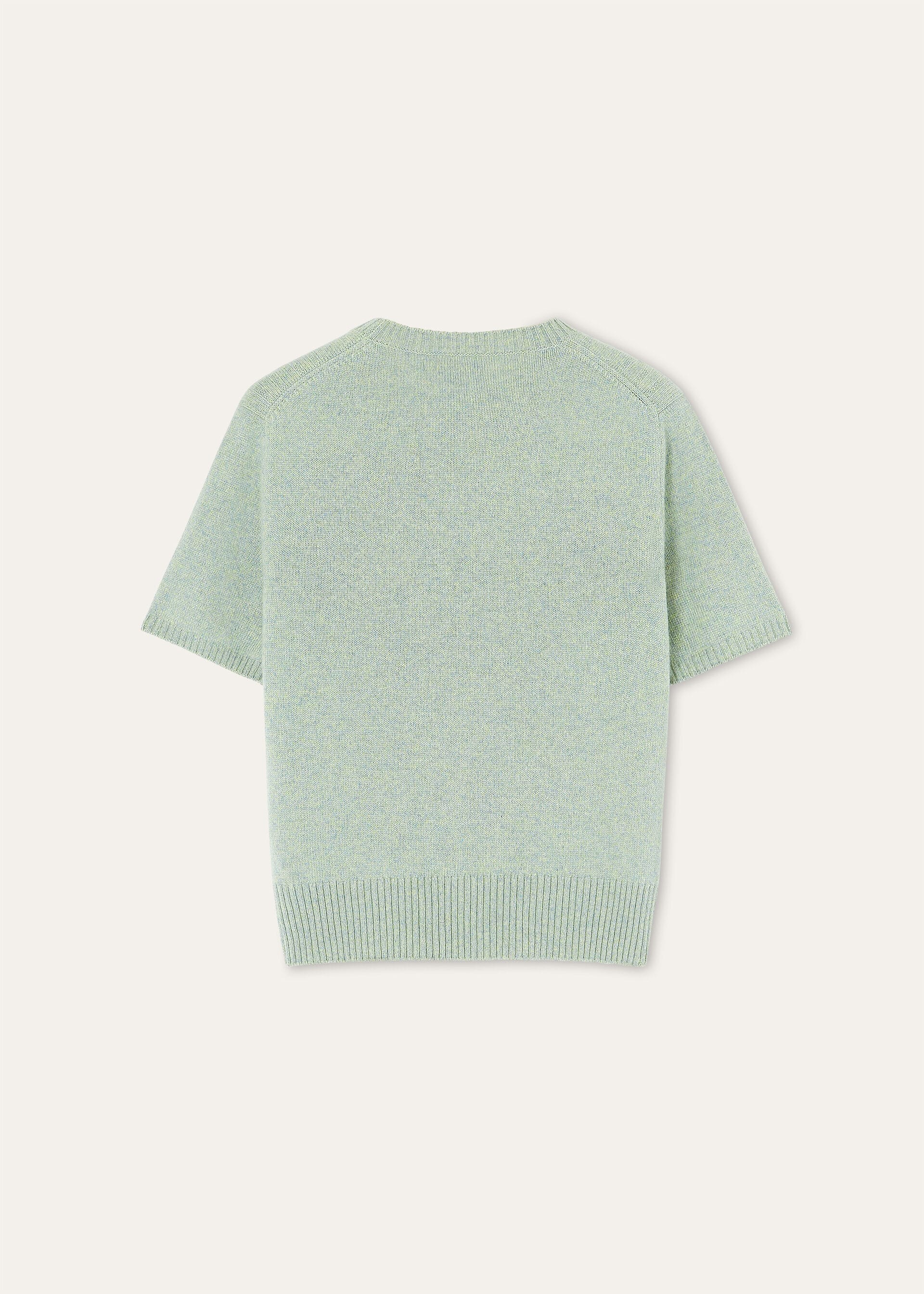 BABY CASH LIGHT TRECCIA SS CREWNECK SWEATER GG 7