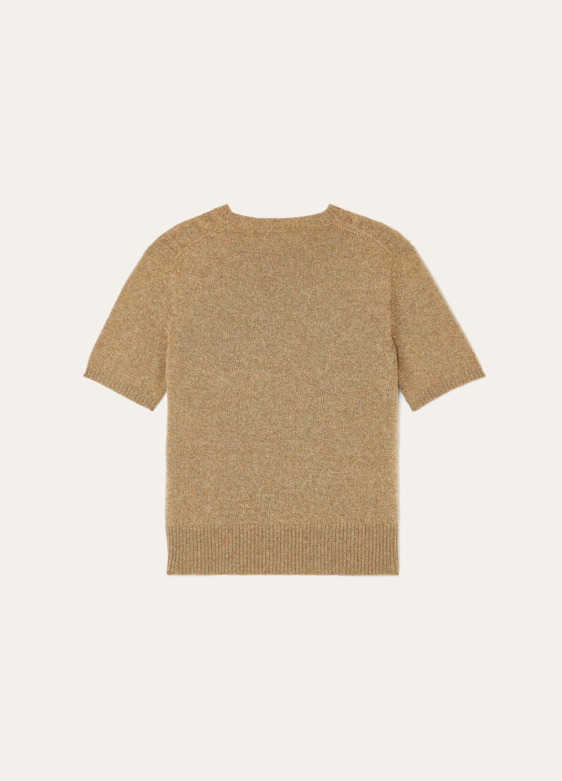 BABY CASH LIGHT TRECCIA SS CREWNECK SWEATER GG 7