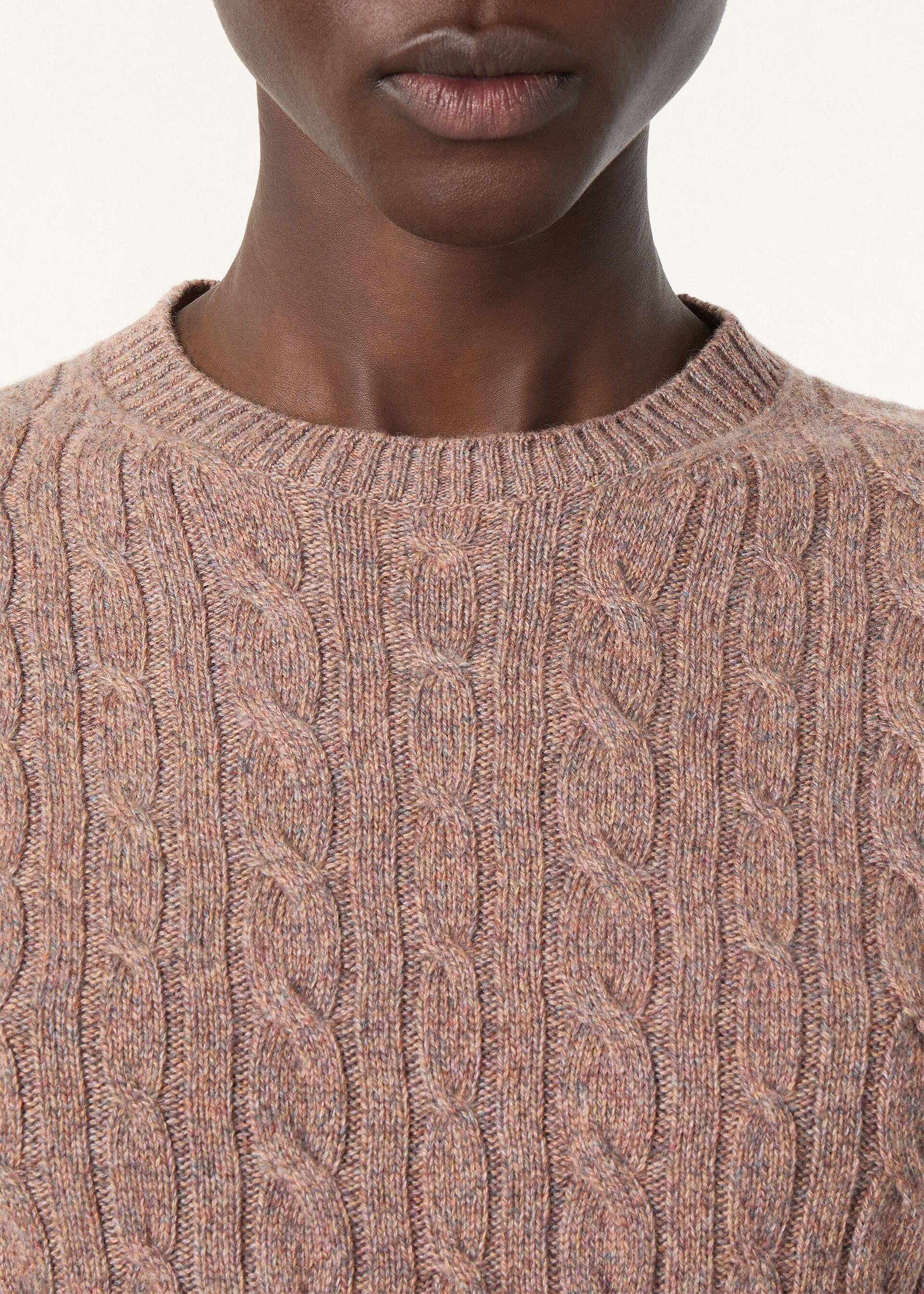 BABY CASH LIGHT TRECCIA SS CREWNECK SWEATER GG 7