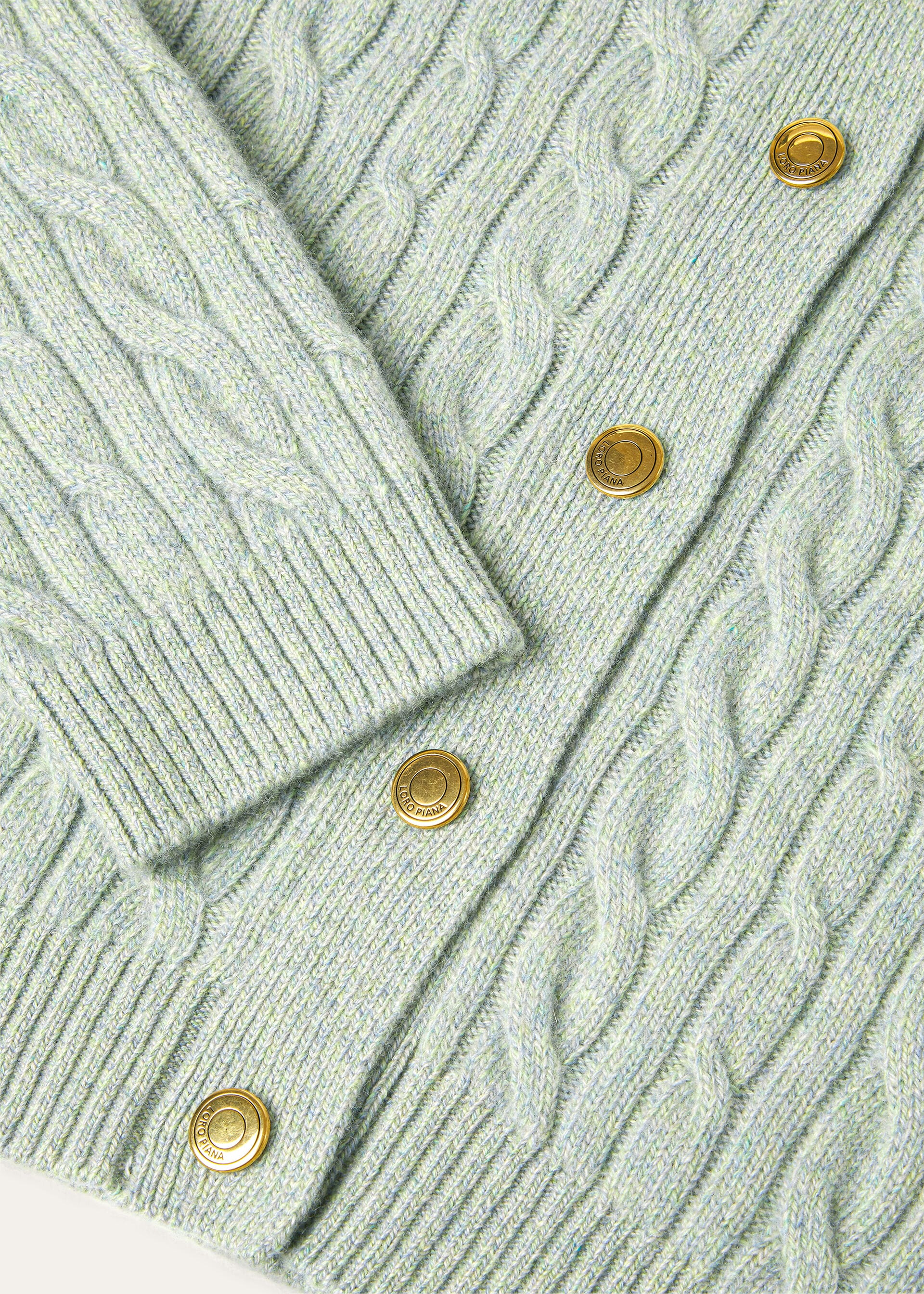 BABY CASH LIGHT TRECCIA CARDIGAN SWEATER GG 7
