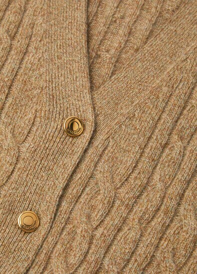 BABY CASH LIGHT TRECCIA CARDIGAN SWEATER GG 7