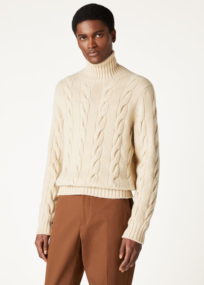 NAPIER TURTLENECK SWEATER BABY COARSEHAIR GG 5_FAO3411_A0GS_3