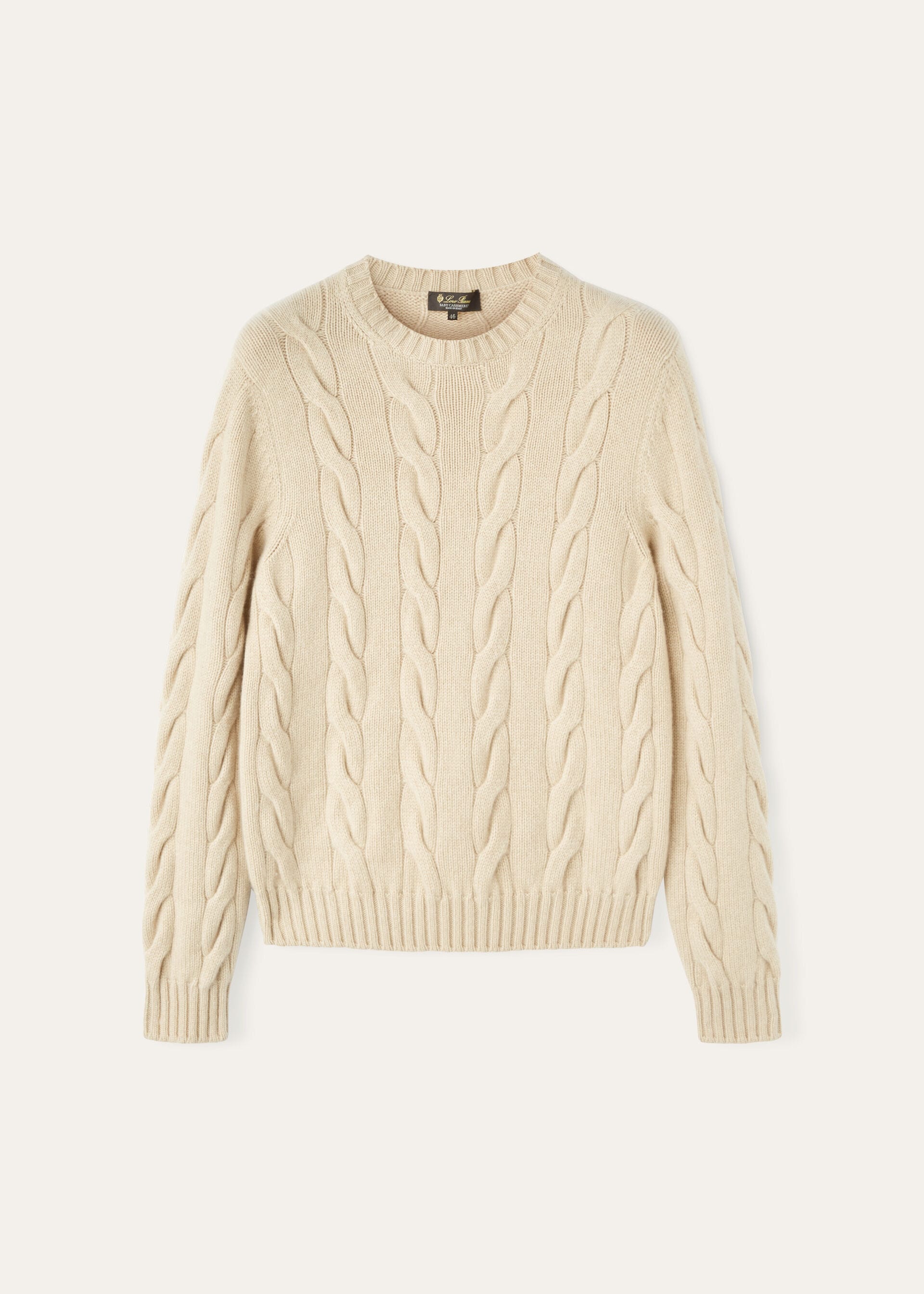 NAPIER CREWNECK SWEATER BABY CASH COARSEHAIR GG 5