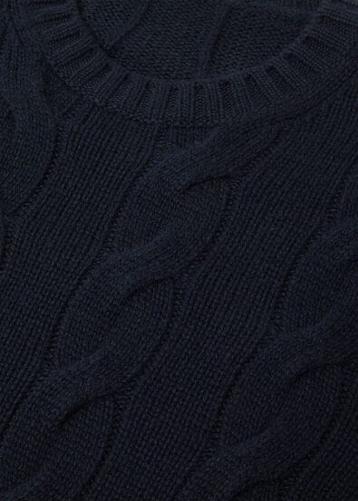 NAPIER CREWNECK SWEATER BABY CASH COARSEHAIR GG 5