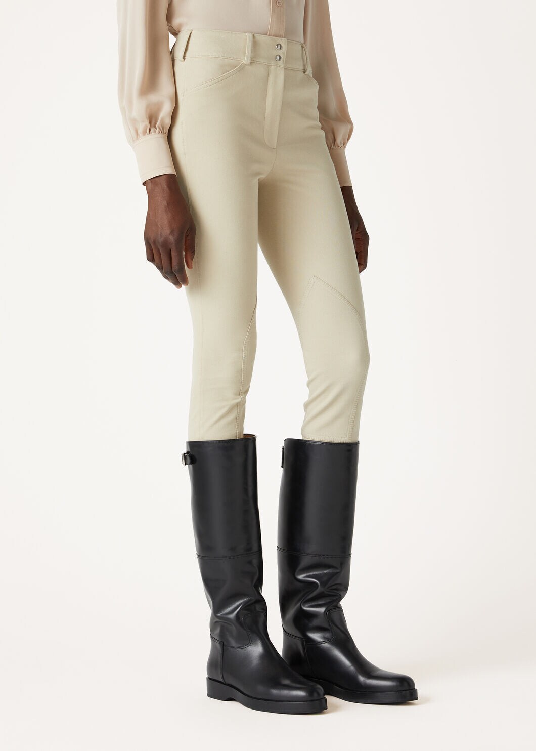 Doris Pants Cotton Pale Biscuits | Loro Piana US Doris Pants Cotton Pale Biscuits | Loro Piana US
