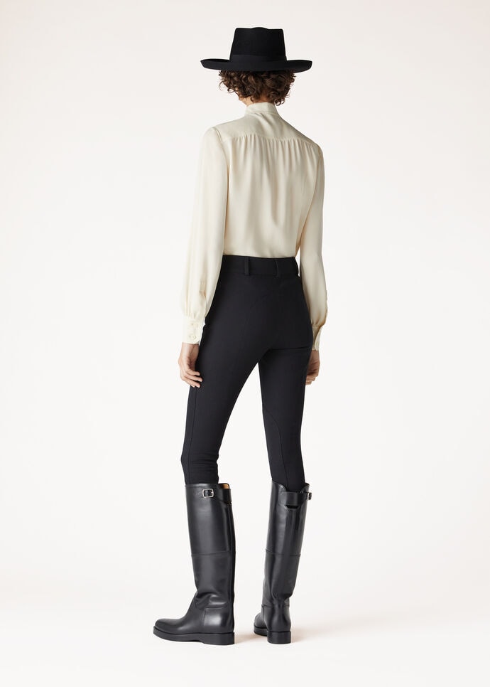 DORIS TROUSERS COTTON TRICOTINE                   _FAO3555_8000_4