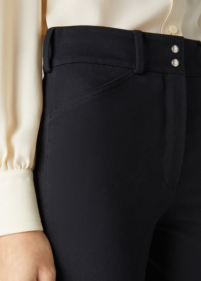 DORIS TROUSERS COTTON TRICOTINE                   _FAO3555_8000_2