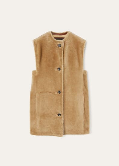 CULLEN VEST MERINO SHEARLING