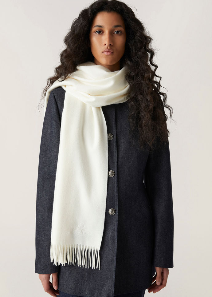 Opera Cashmere Scarf in Beige - Loro Piana