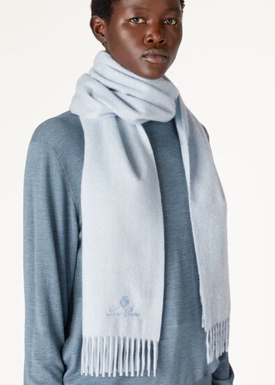 Light blue on sale cashmere scarf