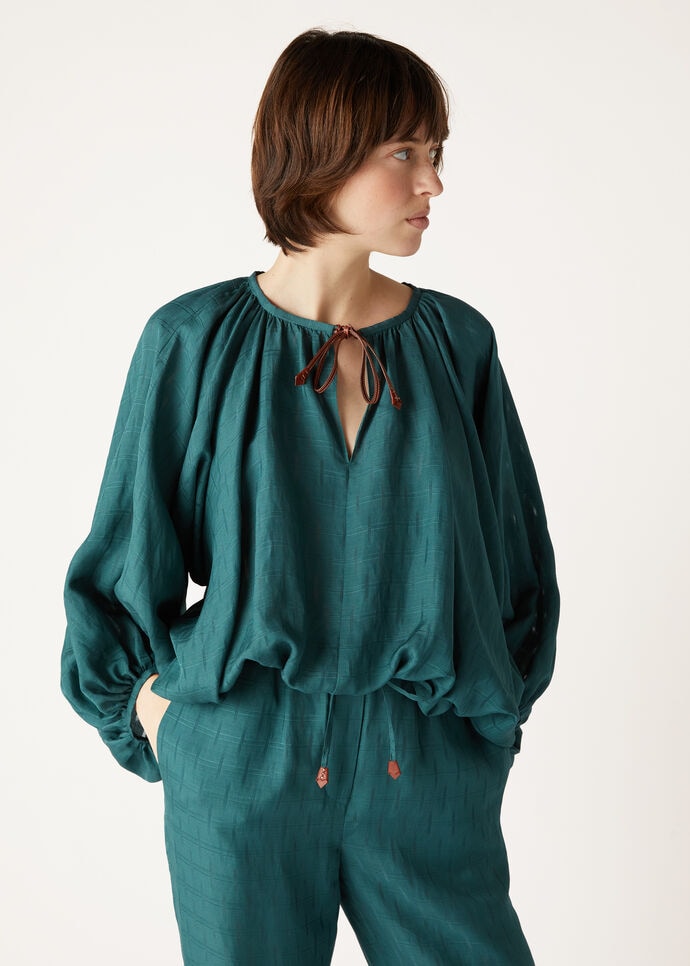SARA SHIRT JACQUARD CHECK_FAO3989_512M_3