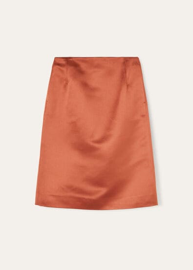 SILVIA SKIRT CASH SILK DUCHESSE