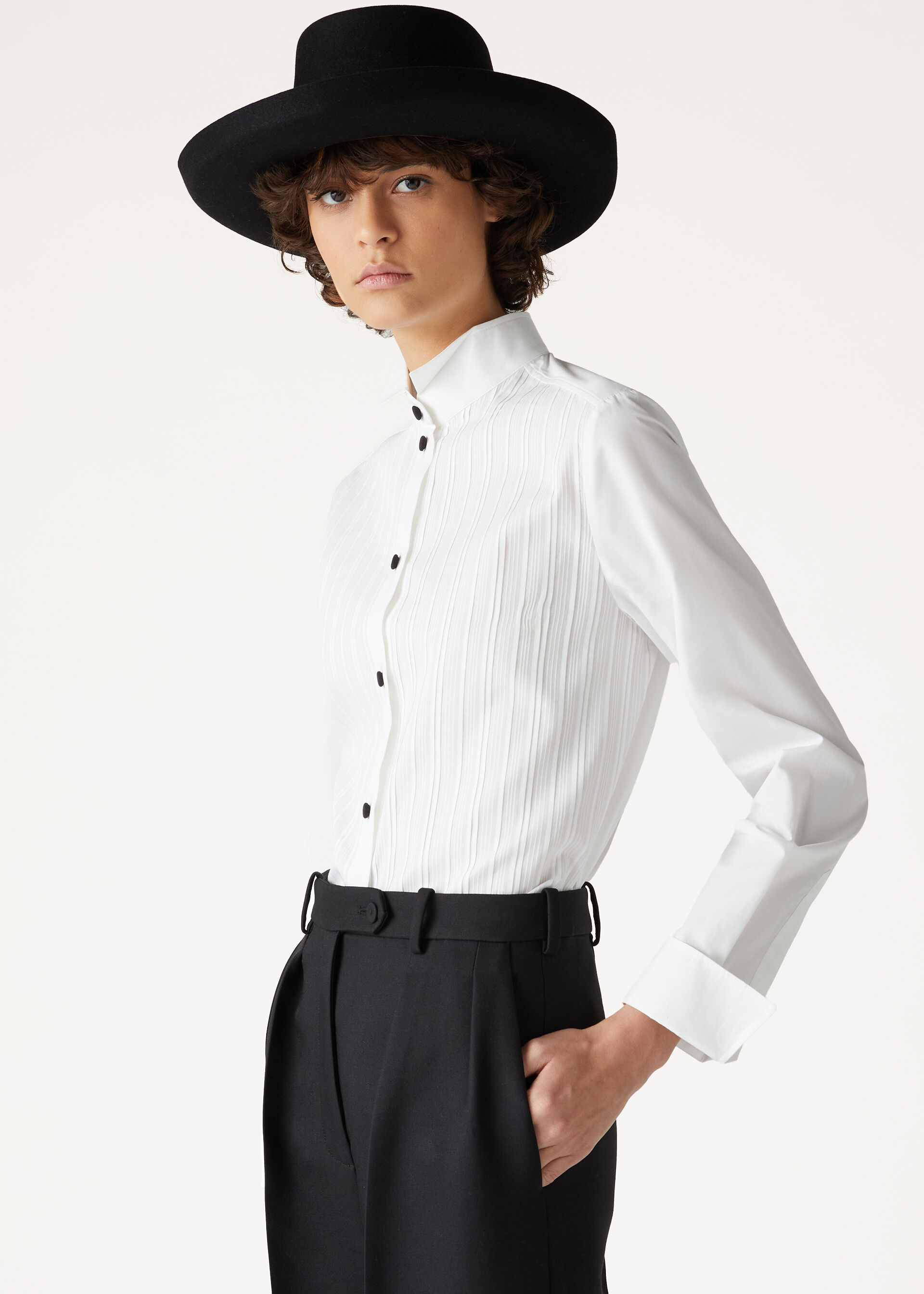 HADIYA SHIRT TUX POPELINE                         