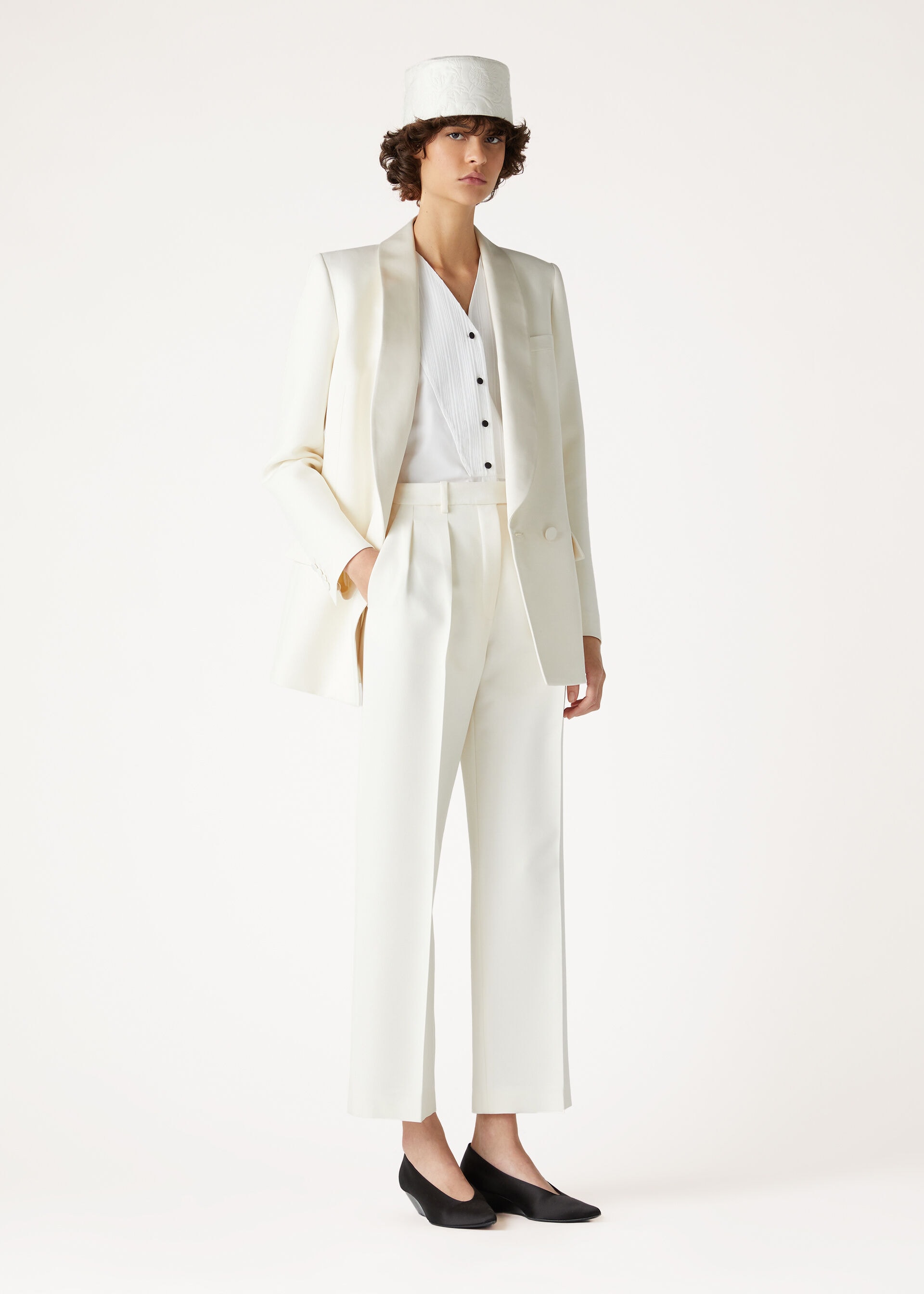 CAYLEE TOP TUX POPELINE