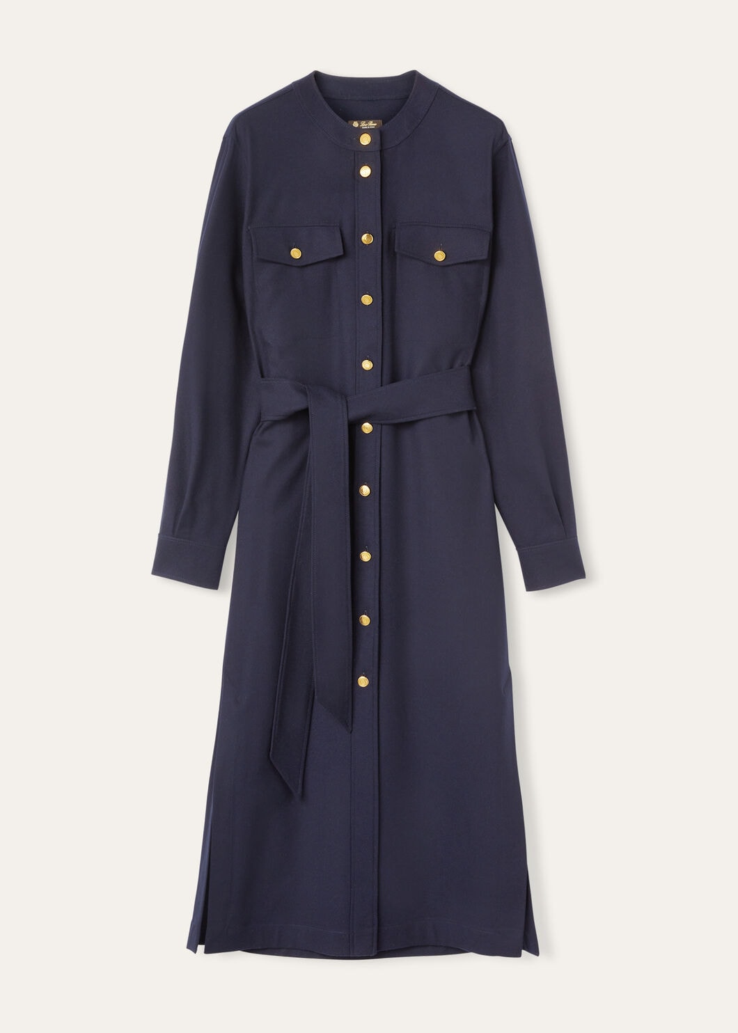 Noa Dress Cashmere, Virgin Wool China Blue | Loro Piana US