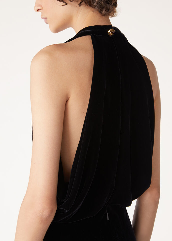 ROXY DRESS SILK VELVET_FAO4086_8000_2