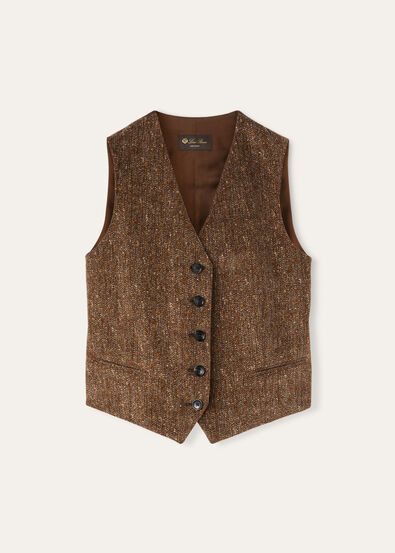 DUKE VEST TWEED CORDUROY