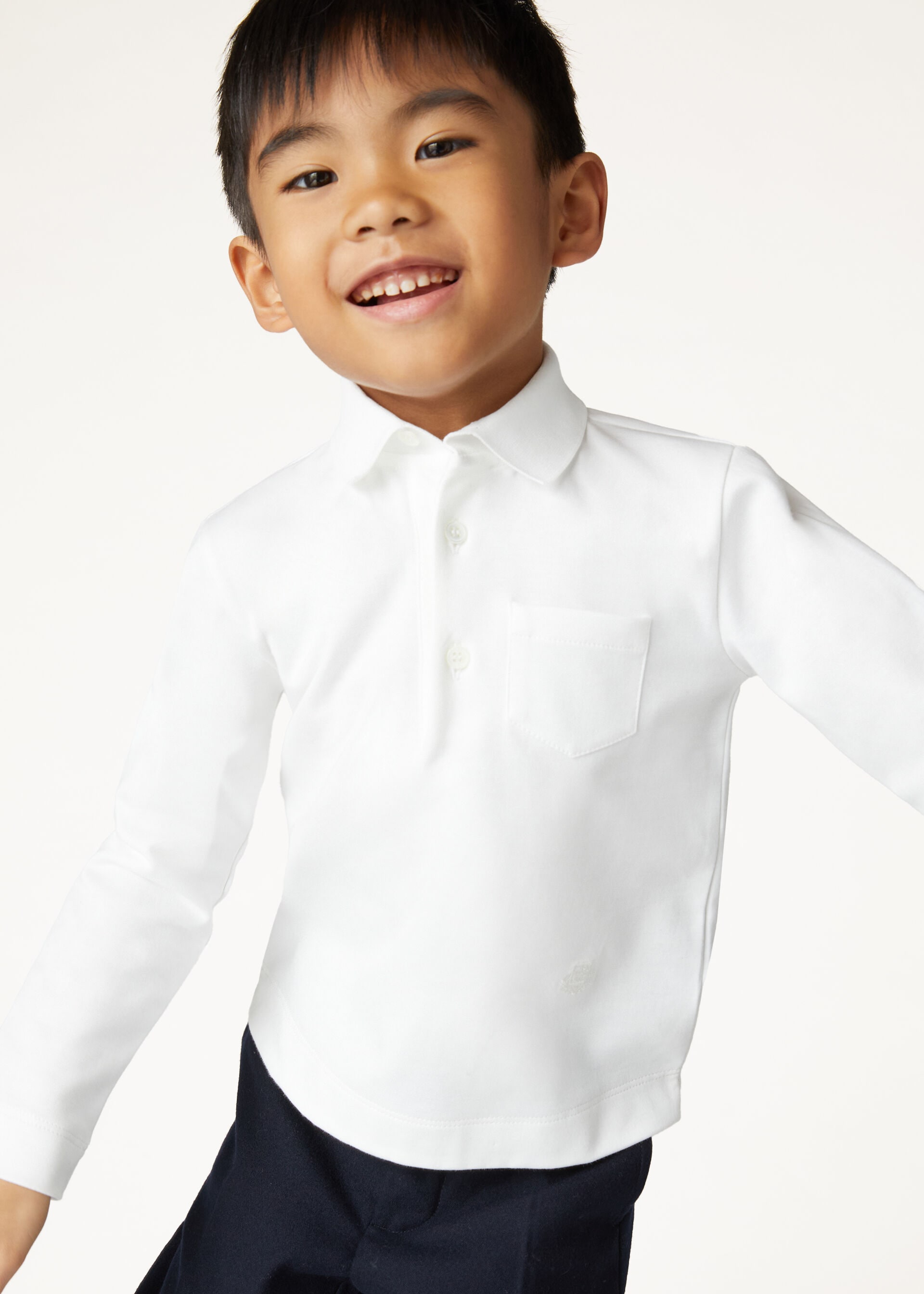 MY-T KID POLO LS COTTON