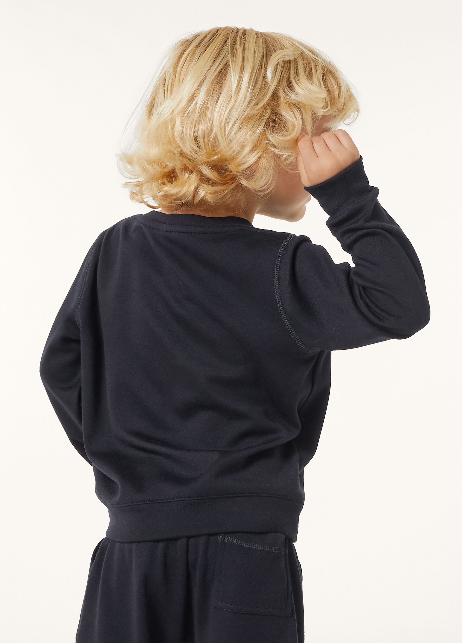 GOK KID  CREW NECK SWEATSHIRT JERSEY INTERLOCK GOK