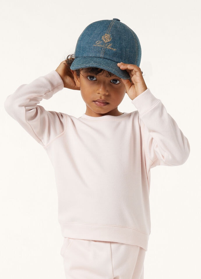 GOK KID  CREW NECK SWEATSHIRT JERSEY INTERLOCK GOK_FAO4106_30AX_4