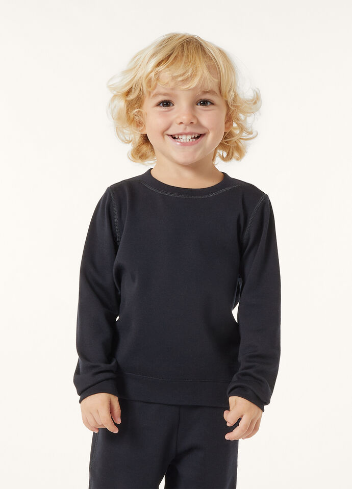 GOK KID  CREW NECK SWEATSHIRT JERSEY INTERLOCK GOK_FAO4106_W772_4