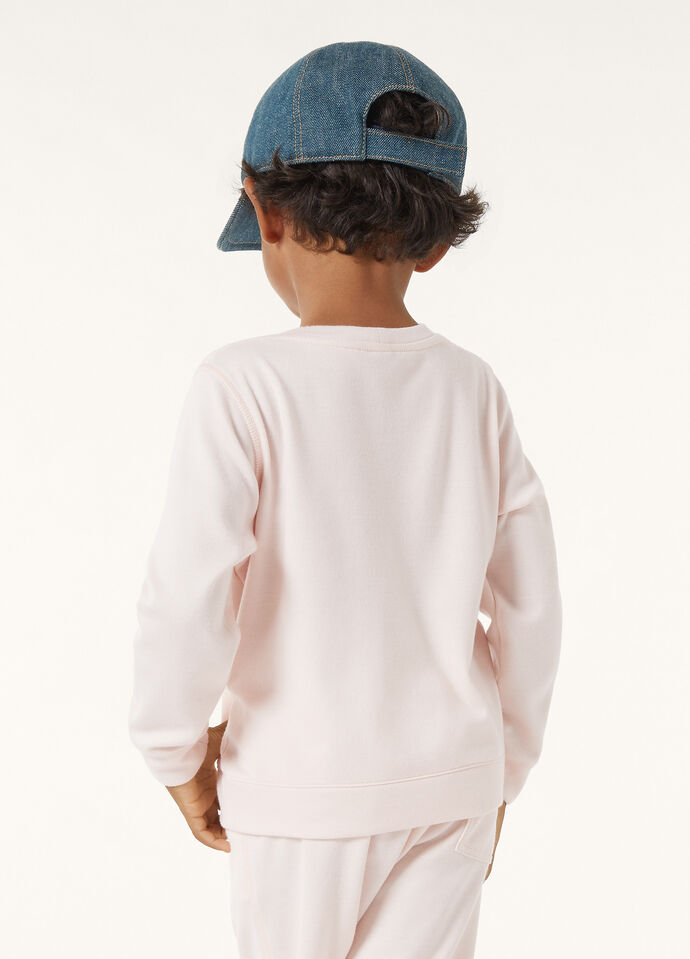 GOK KID  CREW NECK SWEATSHIRT JERSEY INTERLOCK GOK_FAO4106_30AX_6