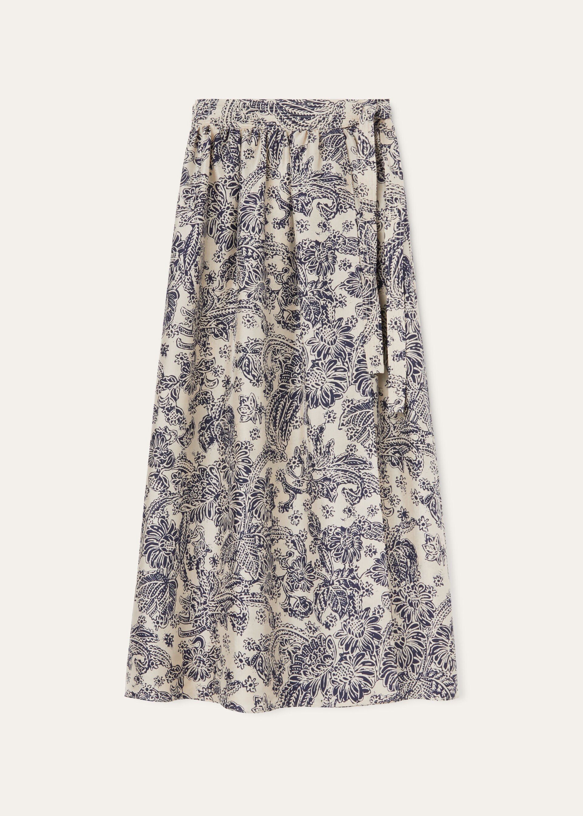 GONNA LEAH WOODBLOCK BOTANIC SILK M.E.