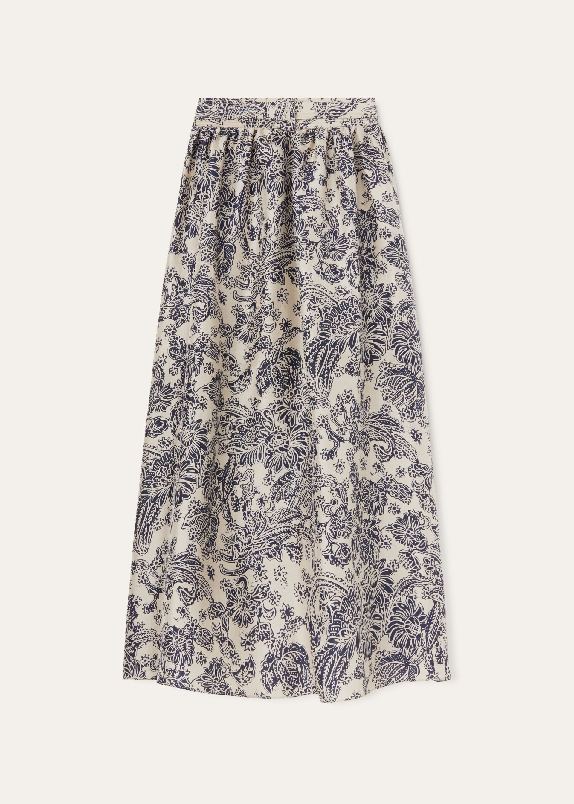 GONNA LEAH WOODBLOCK BOTANIC SILK M.E.