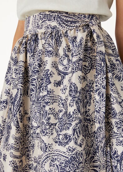 GONNA LEAH WOODBLOCK BOTANIC SILK M.E.