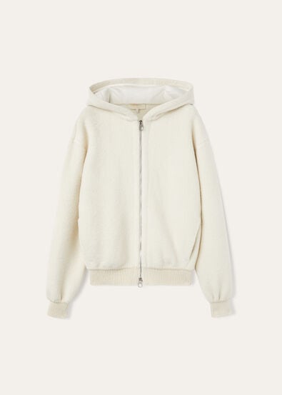 COCOONING HOODED BOMBER OTTOMAN CASHWISH